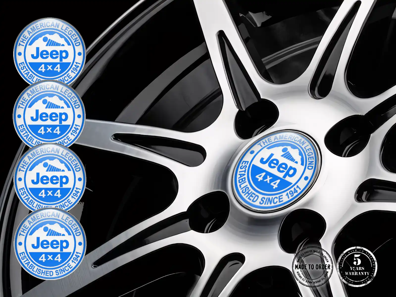 Jeep Ruota Emblemi Edizione Etichette Resina Custom